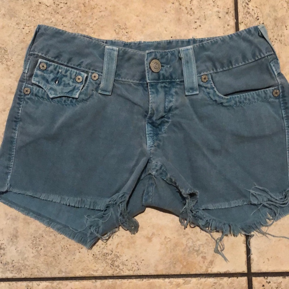 True Religion Cut Off Keira Shorts